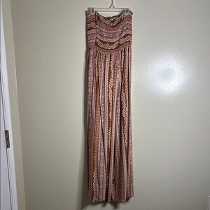 Bohemian Strapless HIGH SLIT Jumper